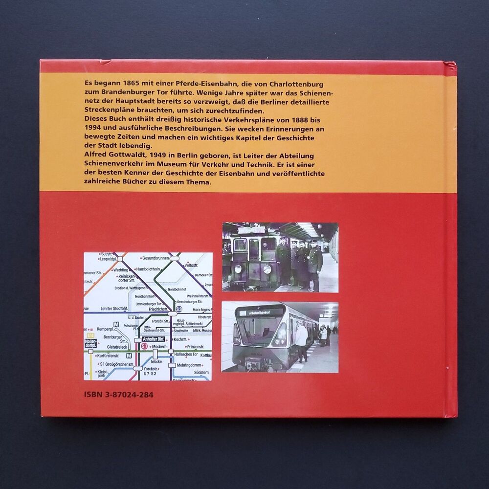 Das Berliner U- und S-Bahnnetz by Alfred Gottwaldt German Rapid Transit History - Picture 2 of 15